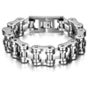 Stainless Steel Motorcycle Chain Bracelet with LED RIDER