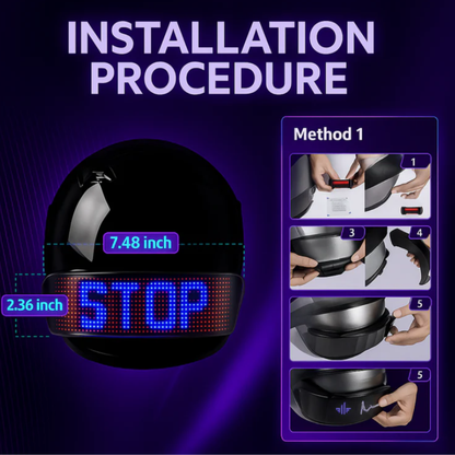 RIDER LED Helmet Screen