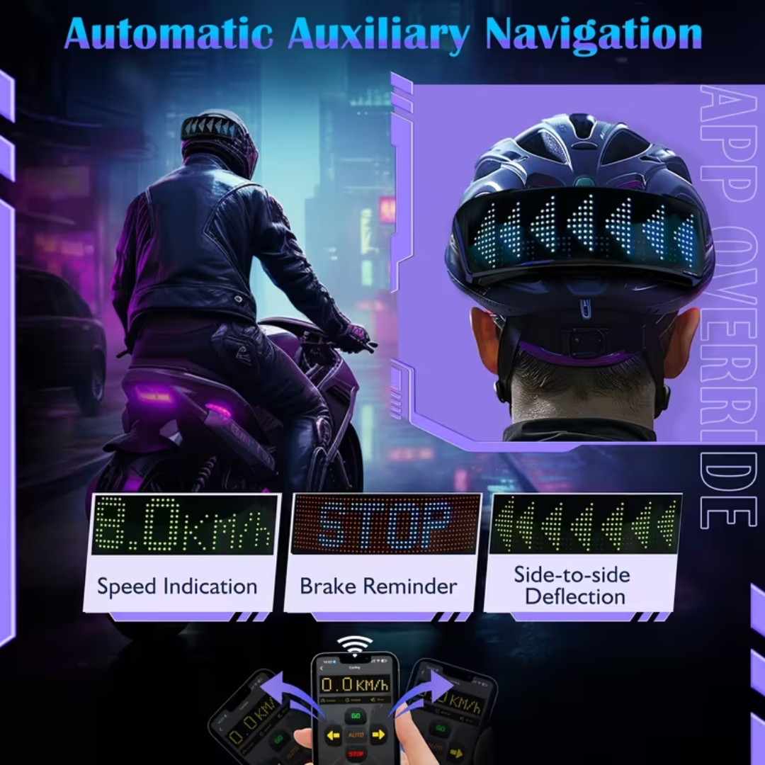 Pantalla para Casco LED RIDER