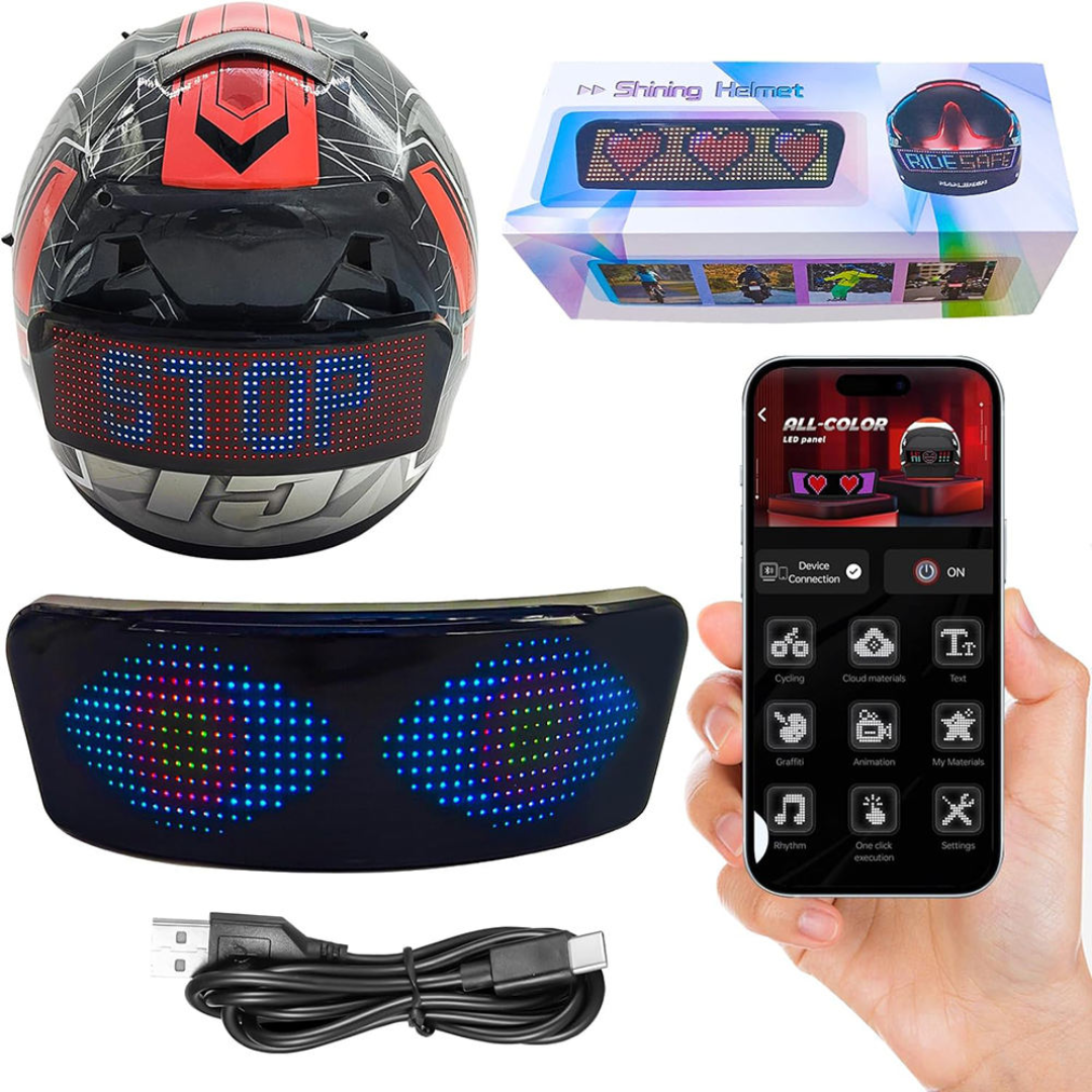 Pantalla para Casco LED RIDER